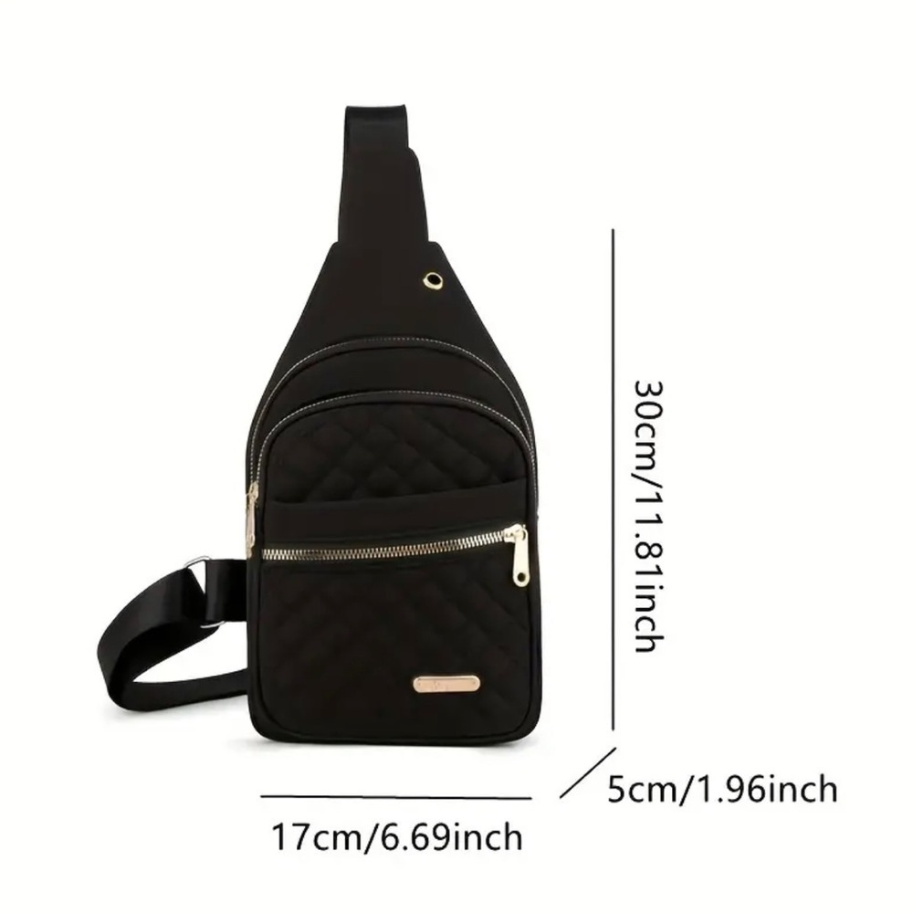 Quilted Adjustable Chest Travel Bag - Picture 4 of 4